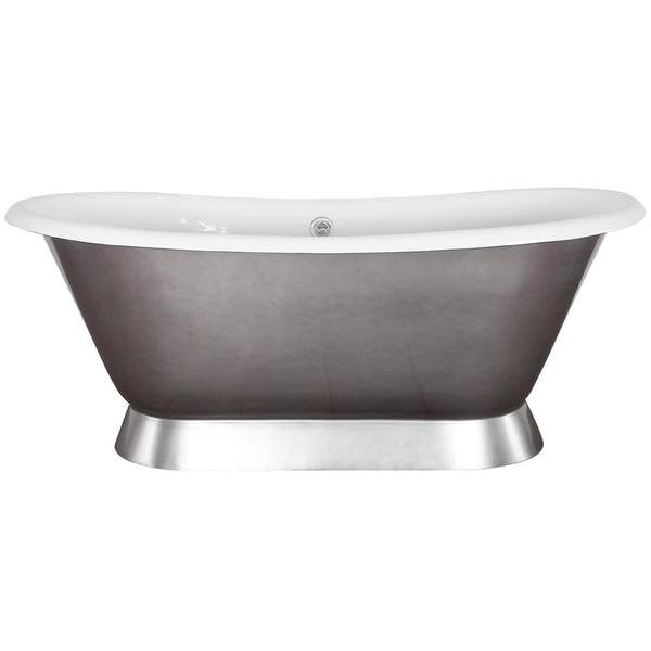 Hurlingham Bathtubs Pewter Lustre Chaucer