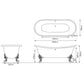 Hurlingham Bathtubs Tebb - French Gray