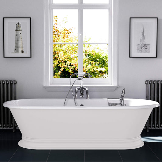 Hurlingham Bathtubs White / With Shikara - All White