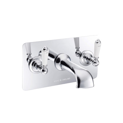 Hurlingham Chrome Wall Mounted Bath Filler Plate