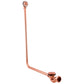Hurlingham Copper Bath Exposed Clicker Waste System