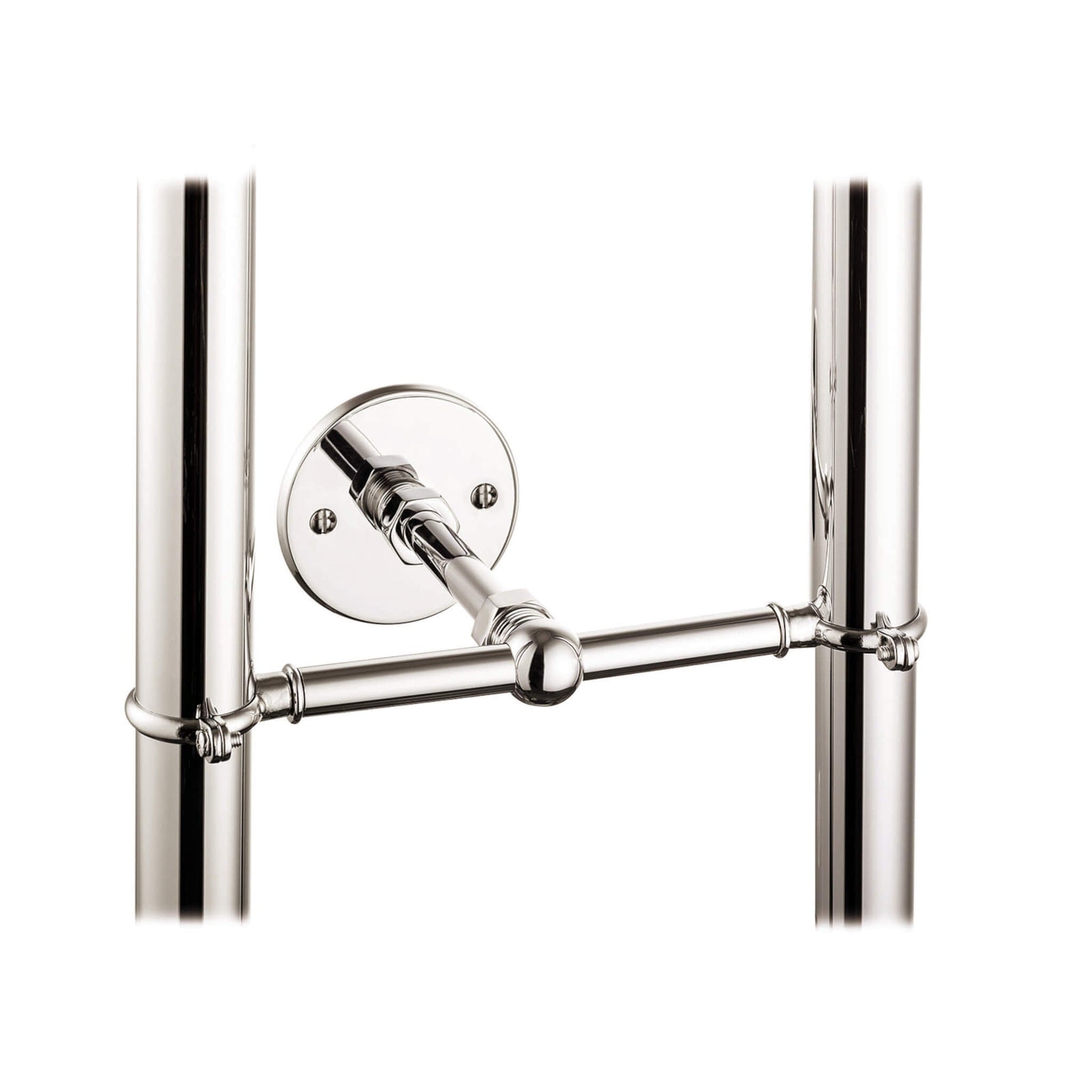 Hurlingham Nickel Stand Pipe Support Bracket